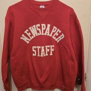 Russell Athletic Red Crewneck Sweatshirt